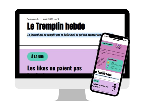 image tremplin hebdo - newsletter
